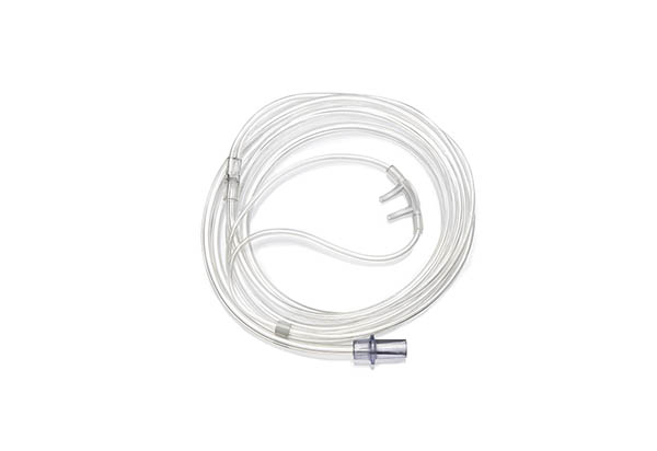Adult, nasal cannula with curved prongs and tube, 1.8m 