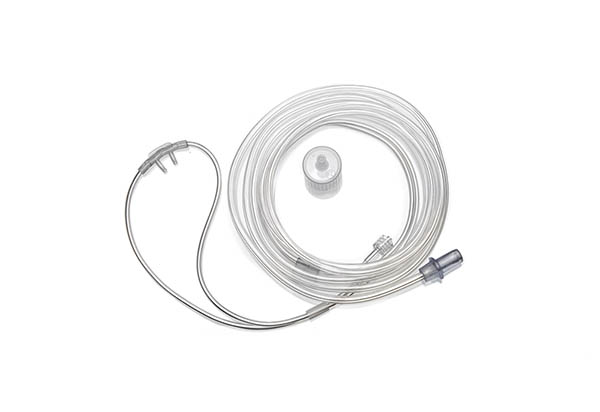 Sentri™, paediatric, nasal cannula with curved prongs and tube, 2.1m