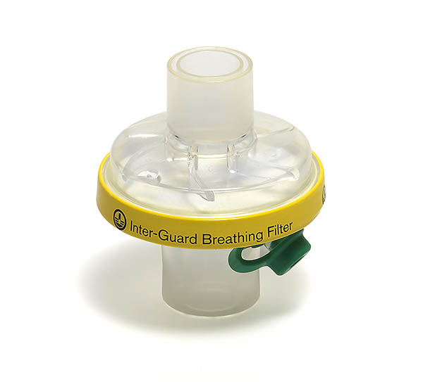 Inter-Guard™ breathing filter with luer port - Sterile