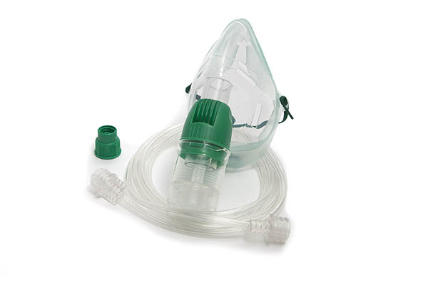 HOT Top™2 nebuliser, adult, Intersurgical EcoLite™ mask kit with Sure-Loc™ base, Sure-Loc™ flowmeter adaptor and Sure-Loc™ tube, 2.1m