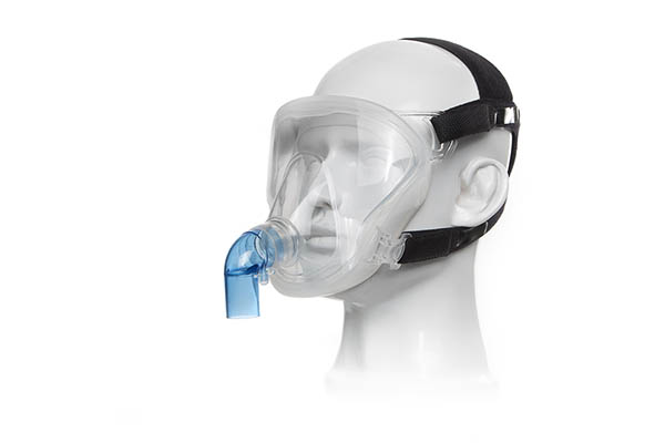 FitMax™ CPAP total face mask with standard elbow, head strap, large
