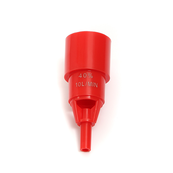 Venturi valve 40% oxygen, red