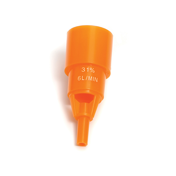 Venturi valve 31% oxygen, orange