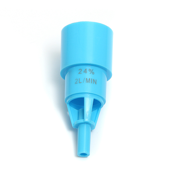 Venturi valve 24% oxygen, blue