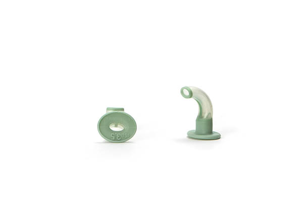 One-piece Guedel airway, size 000, ISO 3.5, light green