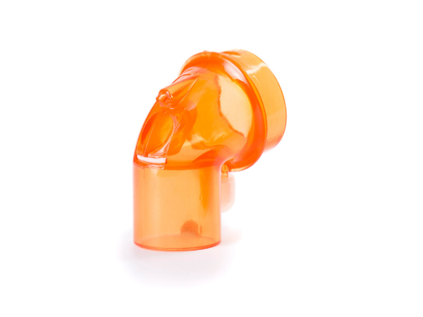 BiTrac Select™ interchangeable vented elbow with anti-asphyxiation valve