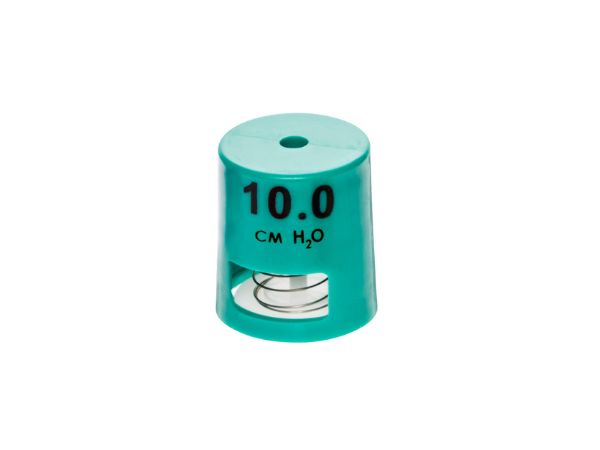 O2-CPAP™ fixed value PEEP valve, 10.0 cmH2O, green