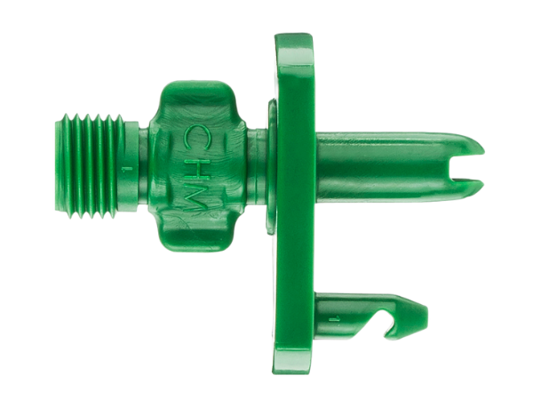 Quik-Connect™ Chemetron gas fitting, green
