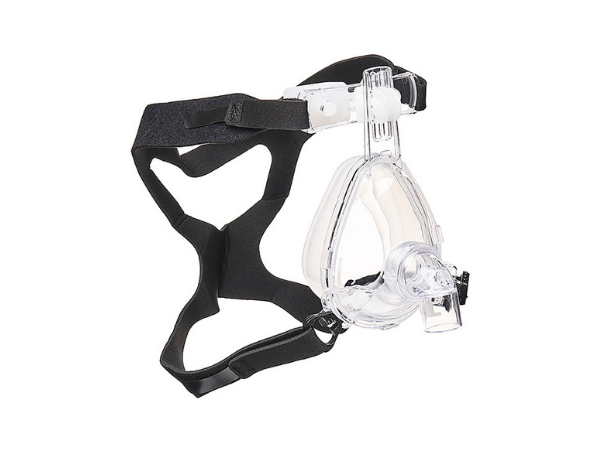 BiTrac Select™ NIV full face mask with interchangeable non-vented elbow with anti-asphyxiation valve, extra large adult