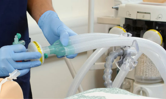 Filter positioning in Anaesthesia and Critical Care video