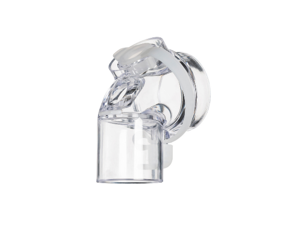 BiTrac Select™ interchangeable non-vented elbow with anti-asphyxiation valve and nebuliser port