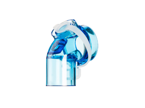 BiTrac Select™ interchangeable non-vented elbow with nebuliser port