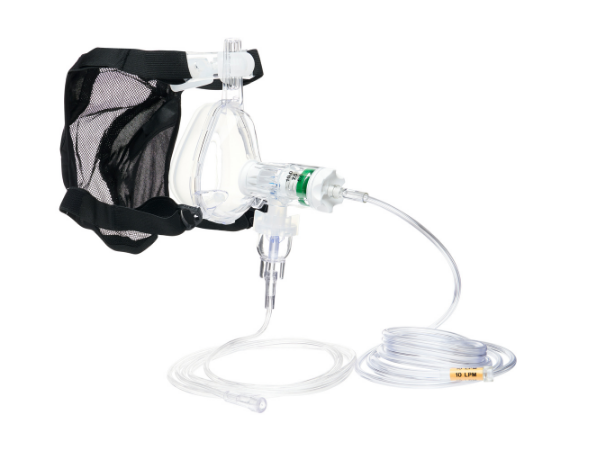 GO-PAP™ System with oxygen tubing, nebuliser and BiTrac ED Mask with CAP headgear, medium adult 