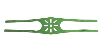 4-point silicone head harness, large