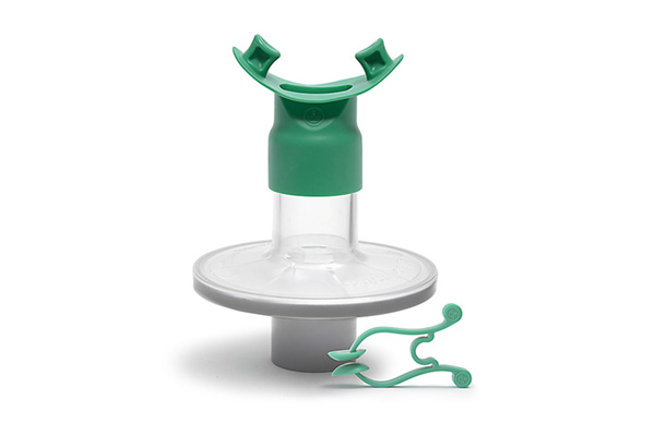 Pulmo-Protect™ lung function filter with flexible mouthpiece and nose clip (2)