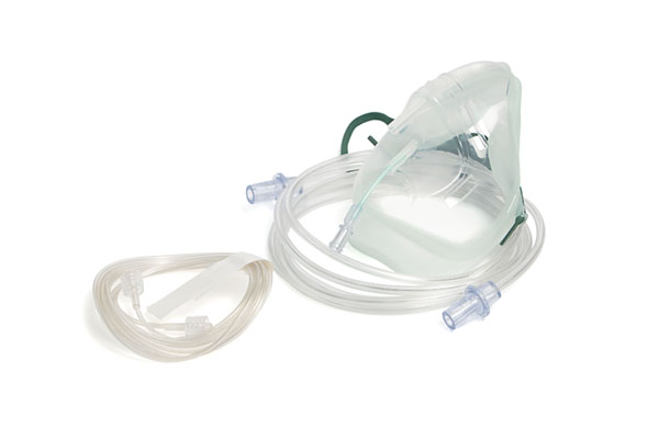 Sentri™ Intersurgical EcoLite™, adult, mask with CO₂ monitoring line and tube, 2.1m