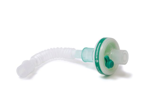 Clear-Therm™ 3 HMEF with luer port, Superset™ catheter mount and retainable cap
