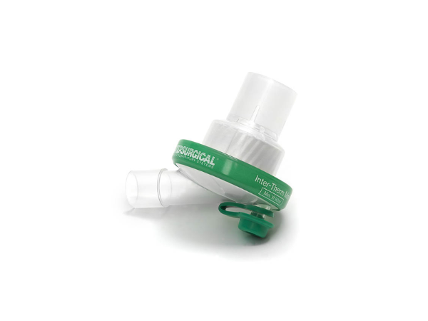 Inter-Therm™ Mini paediatric angled HMEF with luer port - Sterile