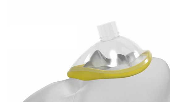 QuadraLite™ anaesthetic masks.  Just four sizes fits all.