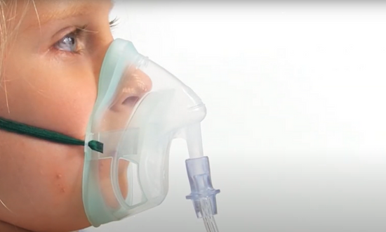 The Intersurgical EcoLite™ paediatric oxygen mask from Intersurgical