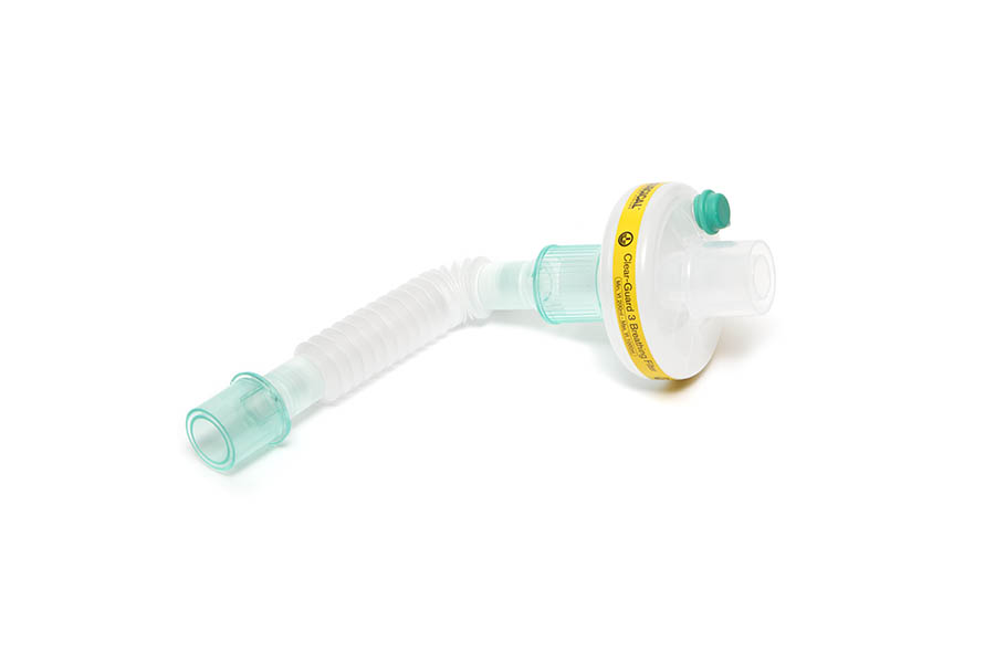 Clear-Guard™ 3 breathing filter with luer port and Superset™ catheter mount