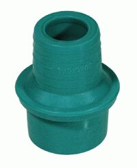Straight elastomeric connector 22F non ISO connector - 15F lipped 