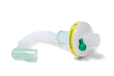 Clear-Guard™3 breathing filter with luer port, Superset catheter mount and fixed elbow