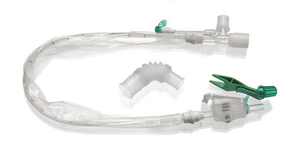 TrachSeal adult endotracheal closed suction system, 24 hour, size F12