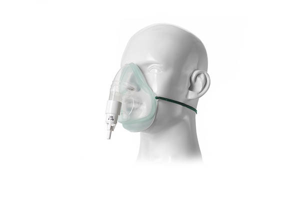 Intersurgical EcoLite™, adult, oxygen mask with 28% venturi valve, white