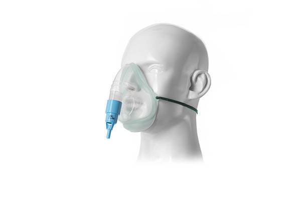 Intersurgical EcoLite™, adult, oxygen mask with 24% venturi valve, blue